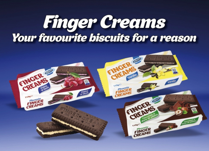 Finger Creams - The newest biscuits from Phoenix